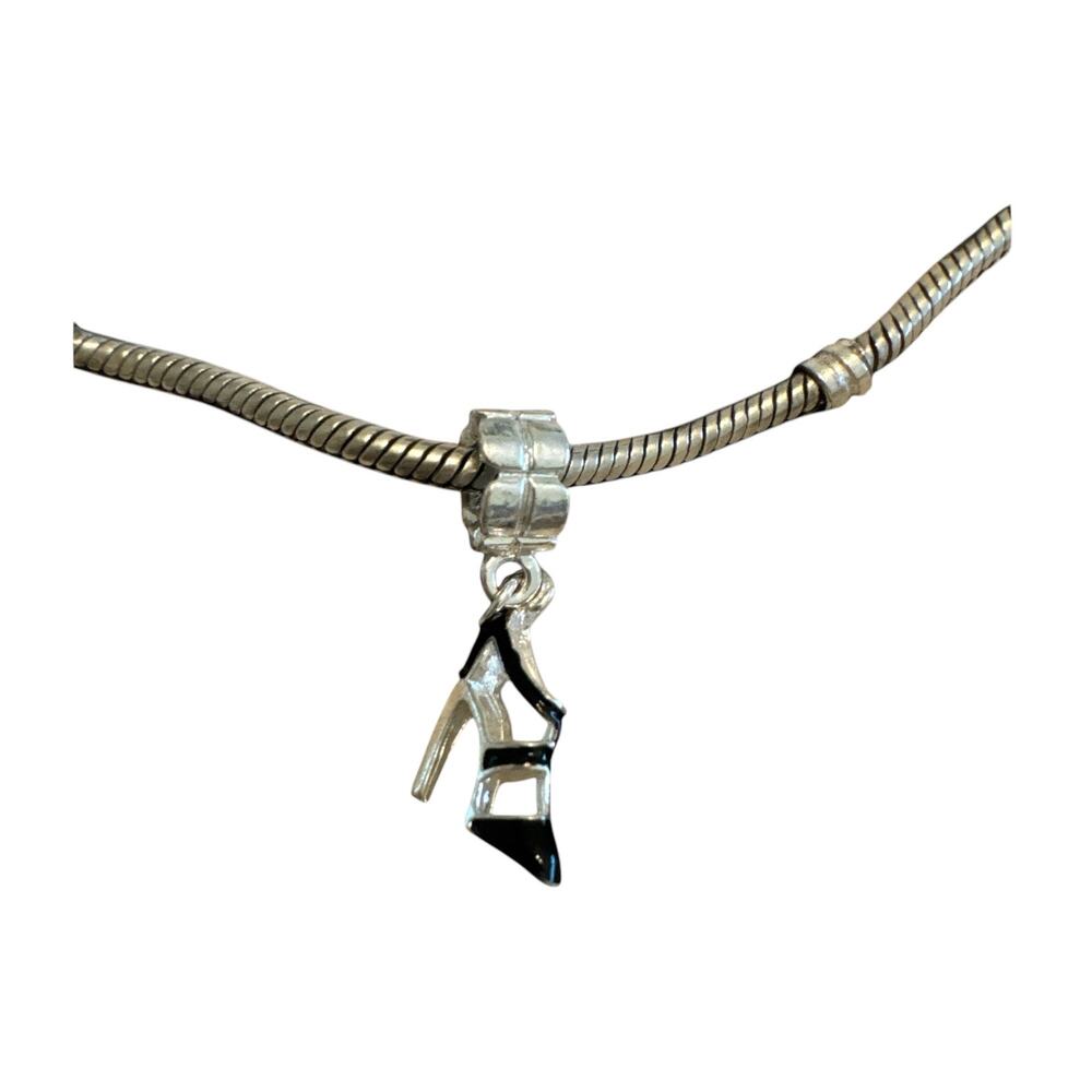 Hanging shoe charm for Pandora‎ style bracelets